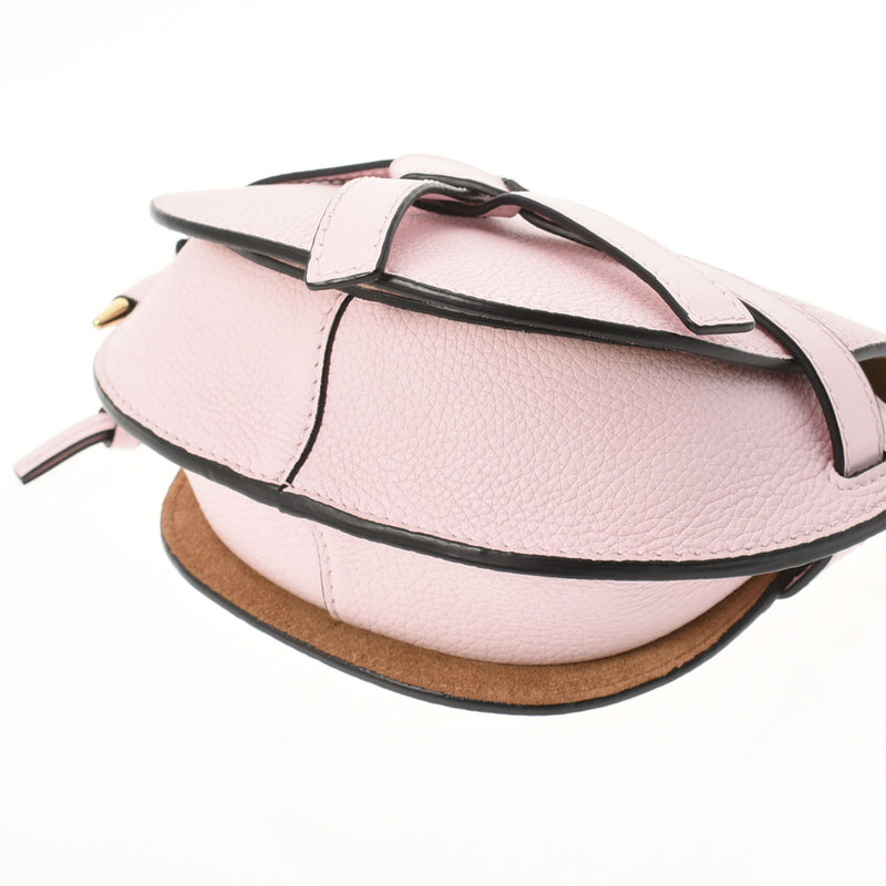 ロエベゲート ミニ ピンク レディース カーフ ショルダーバッグ LOEWE