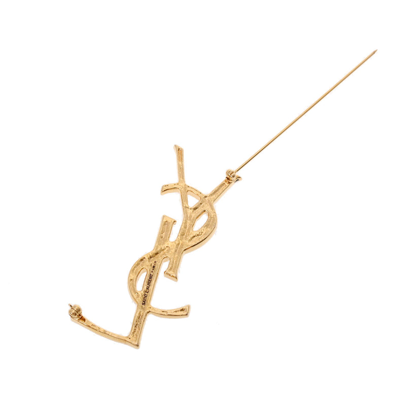 サンローランオピウム YSL ブローチ ゴールド金具 レディース GP