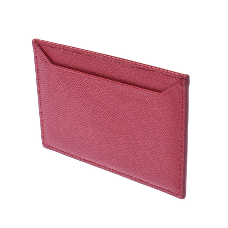 プラダパスケース 名刺入れ 赤 ユニセックス カードケース PRADA 中古