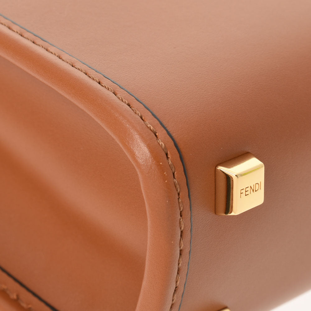 フェンディサンシャイン ショッパースモールトート ブラウン ユニ