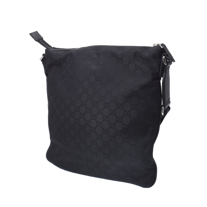 グッチGGロゴ アウトレット 黒 ユニセックス ショルダーバッグ 449185