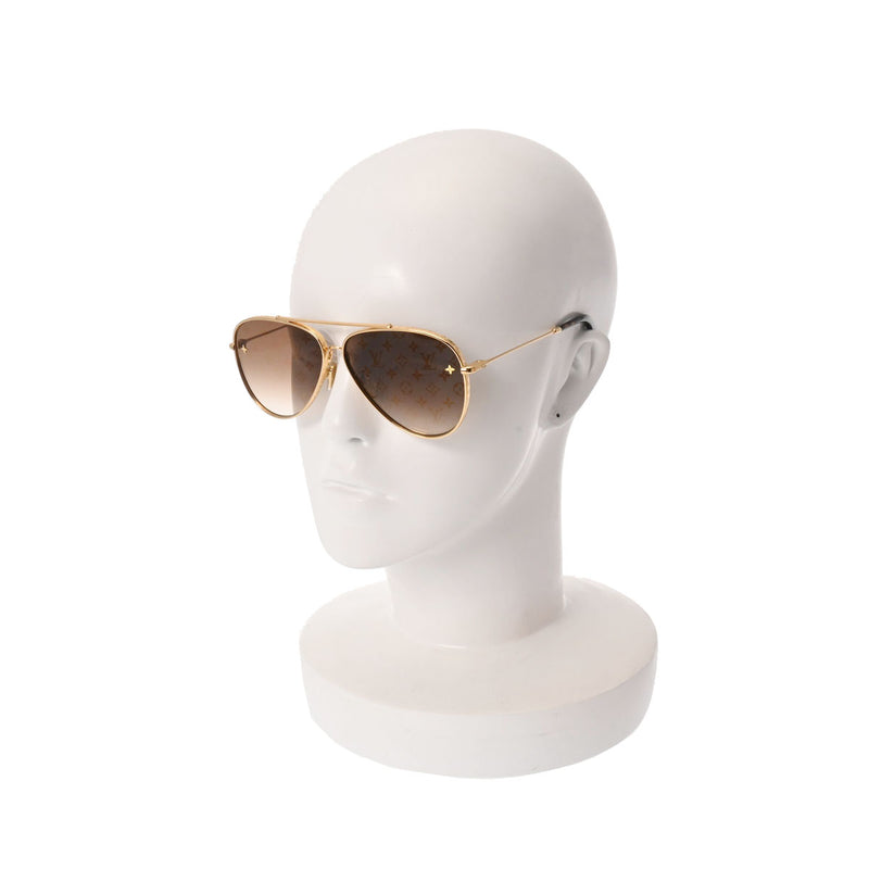 ルイヴィトンLVパイロット ティアドロップ グラデーションブラウン