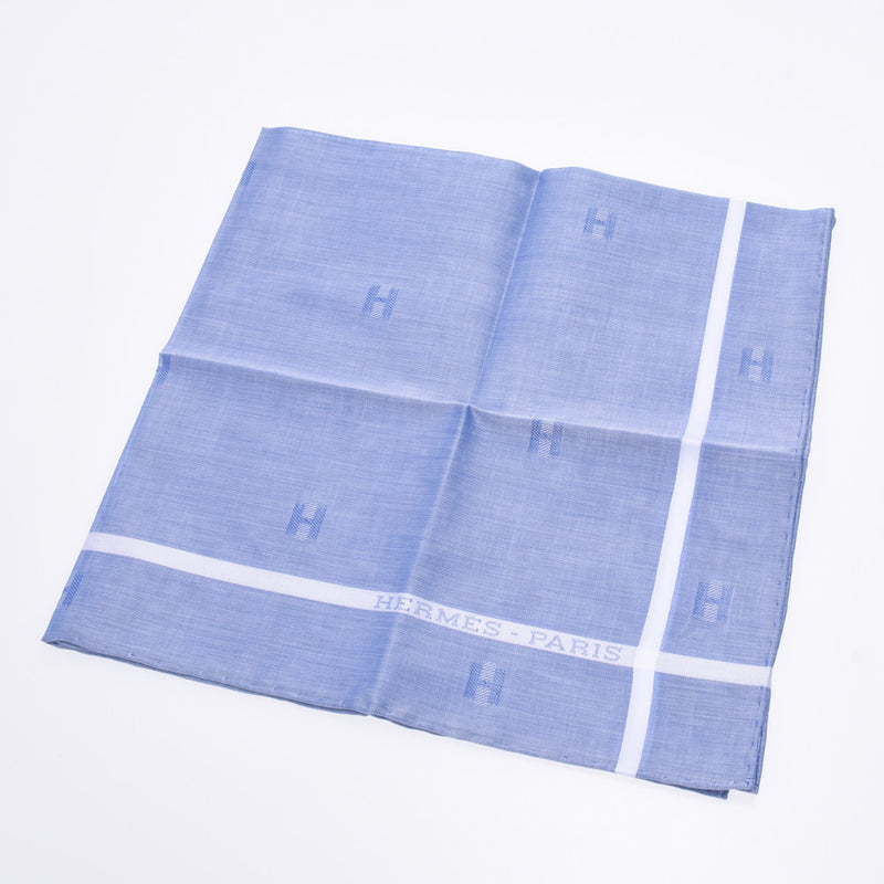 エルメスハンカチ 2枚セット H柄 マジェンダ/水色 ユニセックス