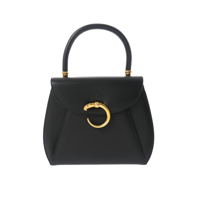 カルティエパンテール バッグ ブラック ゴールド金具 レディース