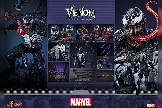 ホットトイズ新作！コミック版ヴェノムが25年12月に発売！差し替えで