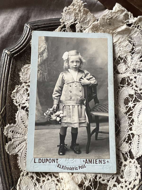 名刺版写真 カルトドヴィジット – France Antique 銀色アンティーク