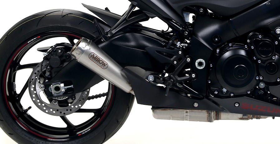 Arrow GSX-S1000 15-20 フルエキ ダーク 71828PRN+71628MI