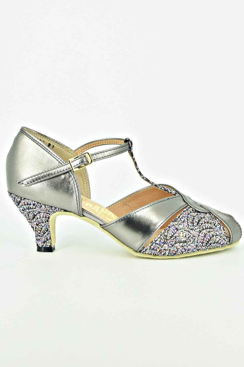 7cmヒール】レディース パーティー（兼用）シューズ 202 プラチナ 社交