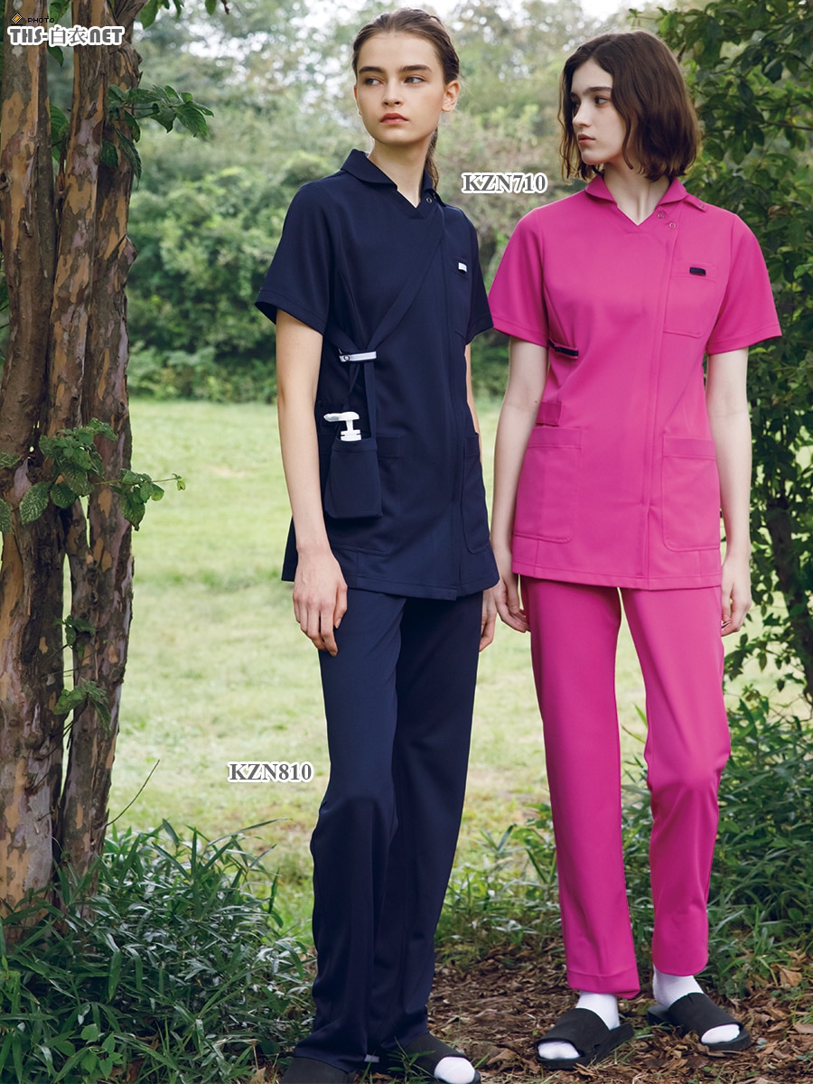 男女兼用スラックス[KAZEN製品] KZN810｜THS-白衣通販・販売