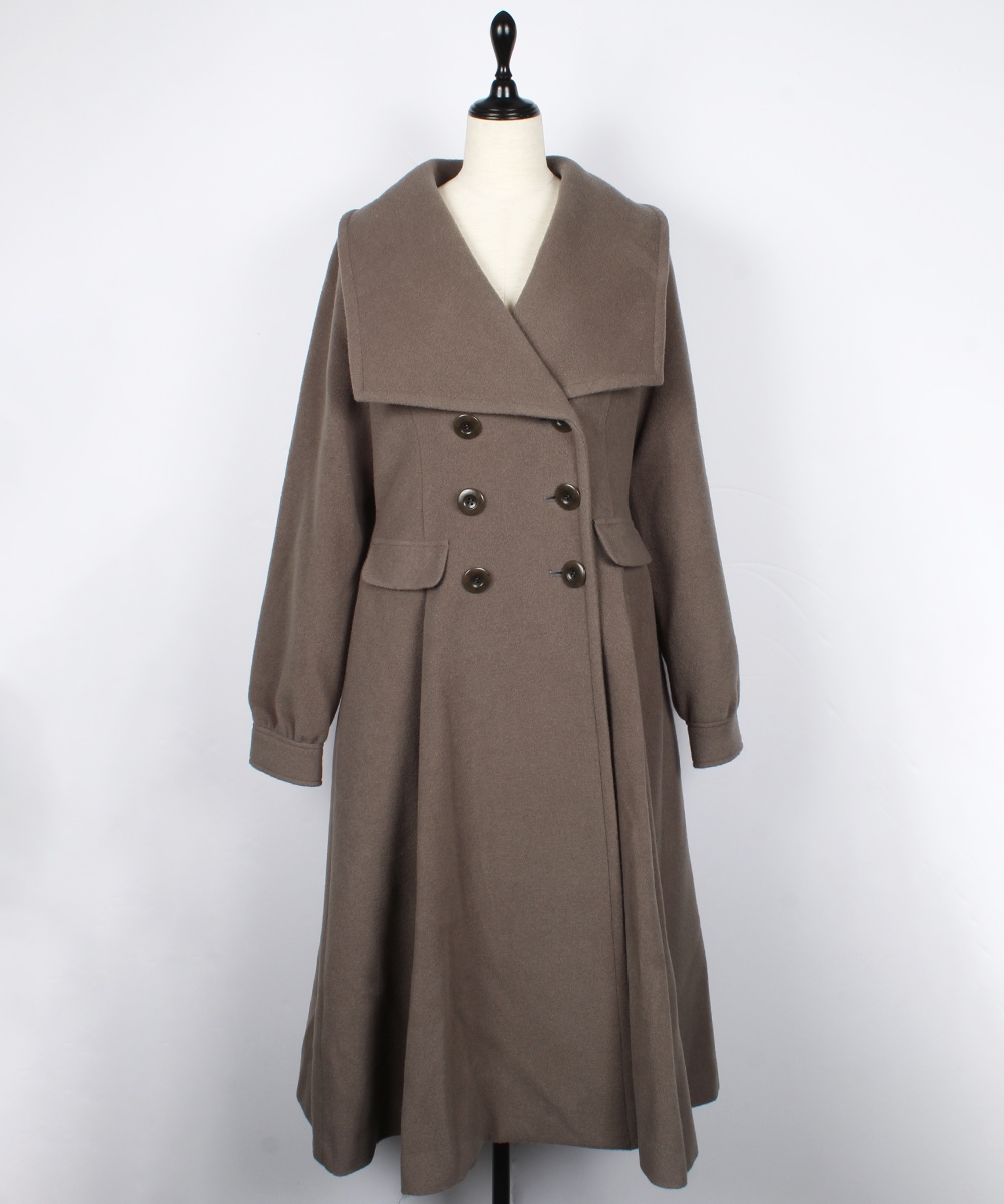 SALE】スクエアビックカラーダブルウールコート - 12Twelve Agenda