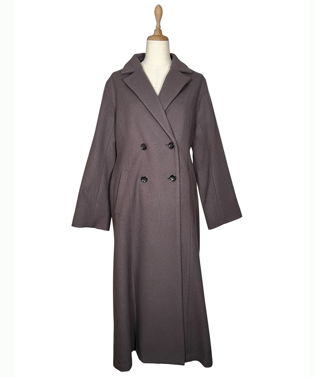 バックボリュームダブルテーラードコート - 12Twelve Agenda