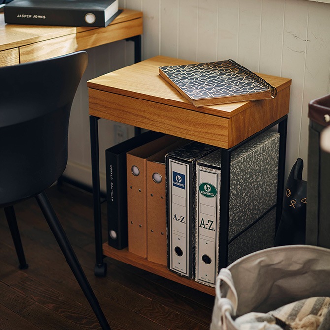 キャスター付きワゴン | 商品種別,家具,チェスト,木製 | uminecco