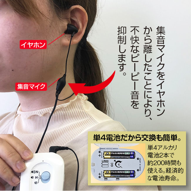 ニコン・エシロール デジタル ポケット型 補聴器 【通常