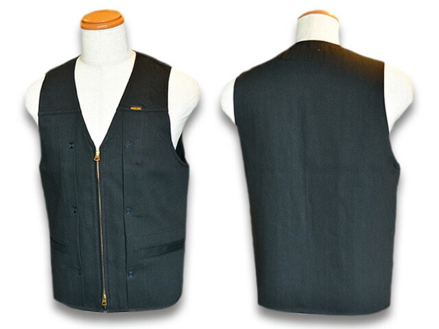 全3色【RED TAiL/レッドテイル】「Cross Denim Vest ”3rd”/クロス
