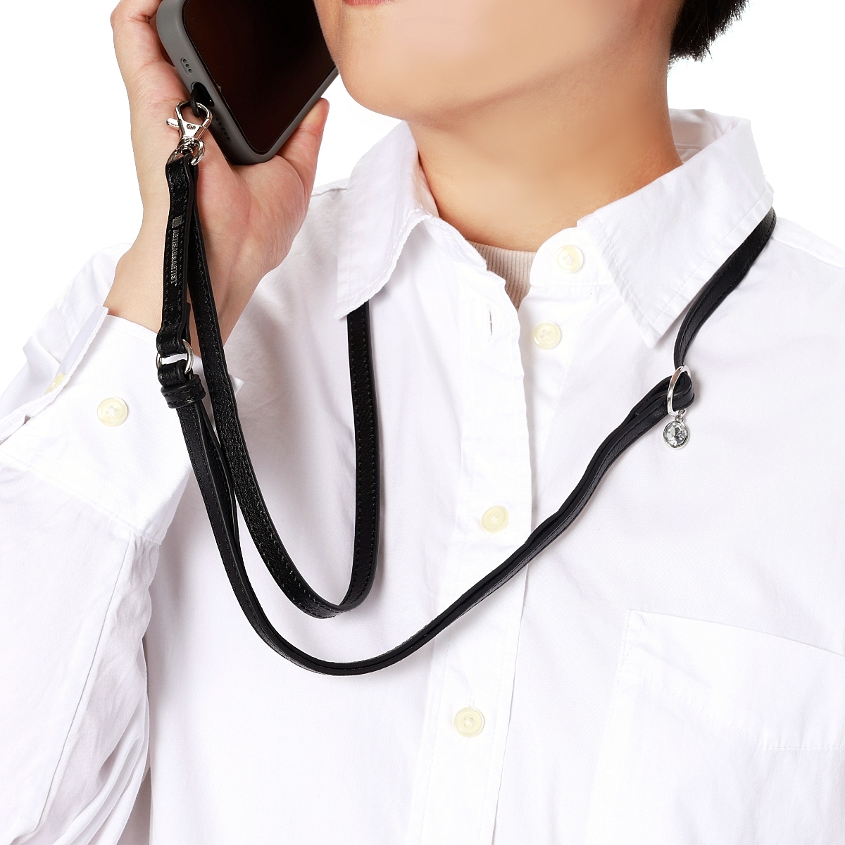 スマホショルダー 本革 “Smart” MODE Strap 2WS-L771R ナチュラル