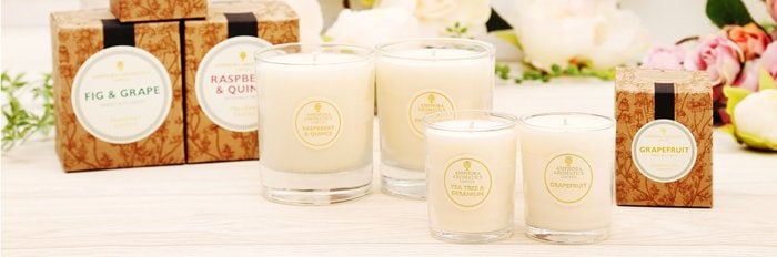 シトラストニック 40hr アロマキャンドル グラス