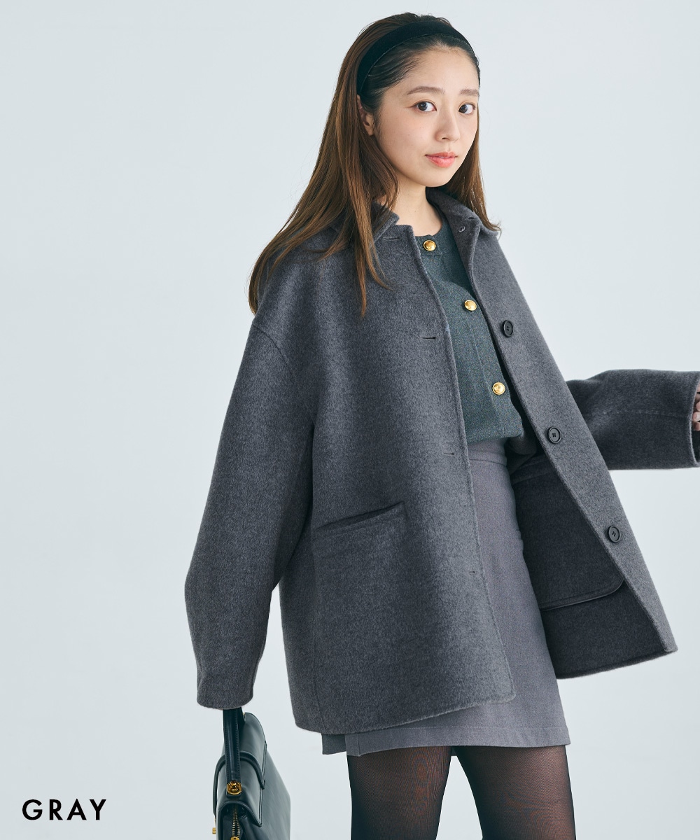 10/26(日)12:00 55%OFFSALE開始》【MAAYA DESIGN】リバーミドルコート