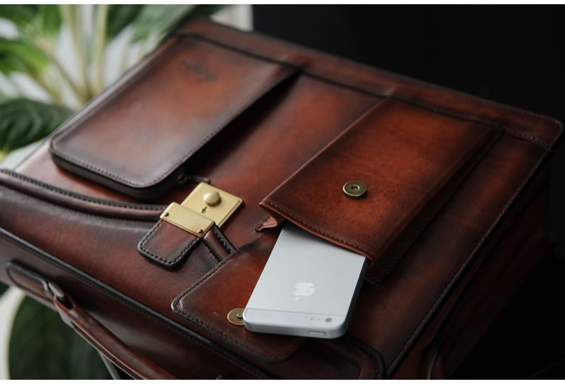 青木鞄 ブリーフケース 本革 ビジネスバッグ メンズ 通勤 鍵付き G-3