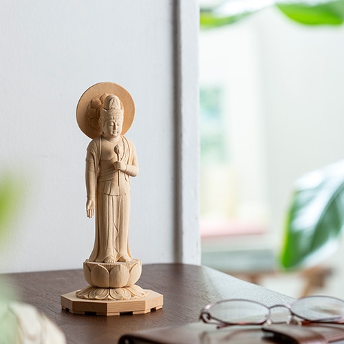 仏像】現代仏像「聖観音」藤田燿憶作 | 現代仏像 | | 仏像ワールド