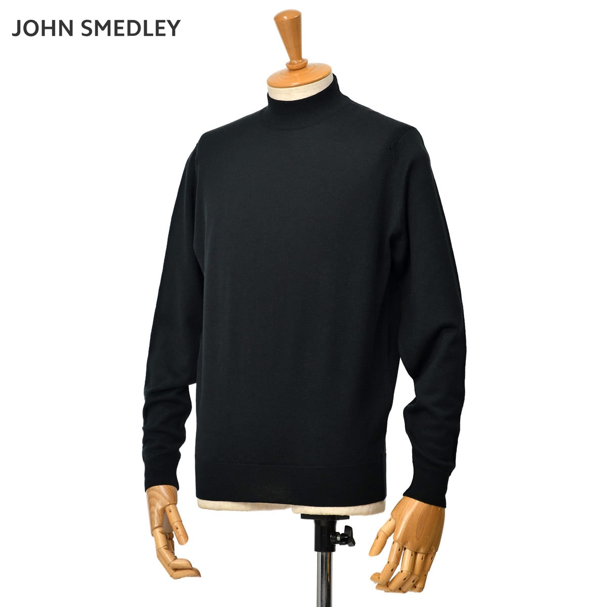 FINAL SALE】JOHN SMEDLEY【ジョンスメドレー】モックネックニット 30G
