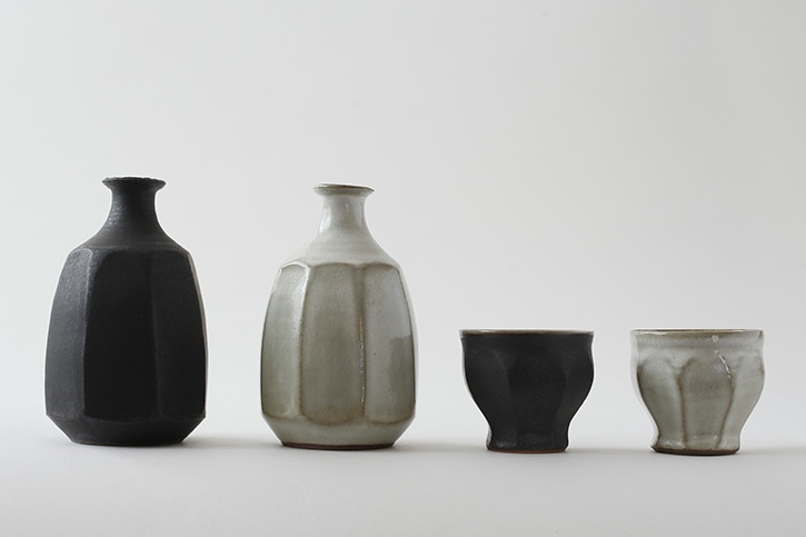 面取り徳利・ぐい呑み （福光焼） | 酒器 | cotogoto