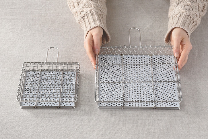 手付きセラミック付き焼き網 （金網つじ） | キッチンツール | cotogoto