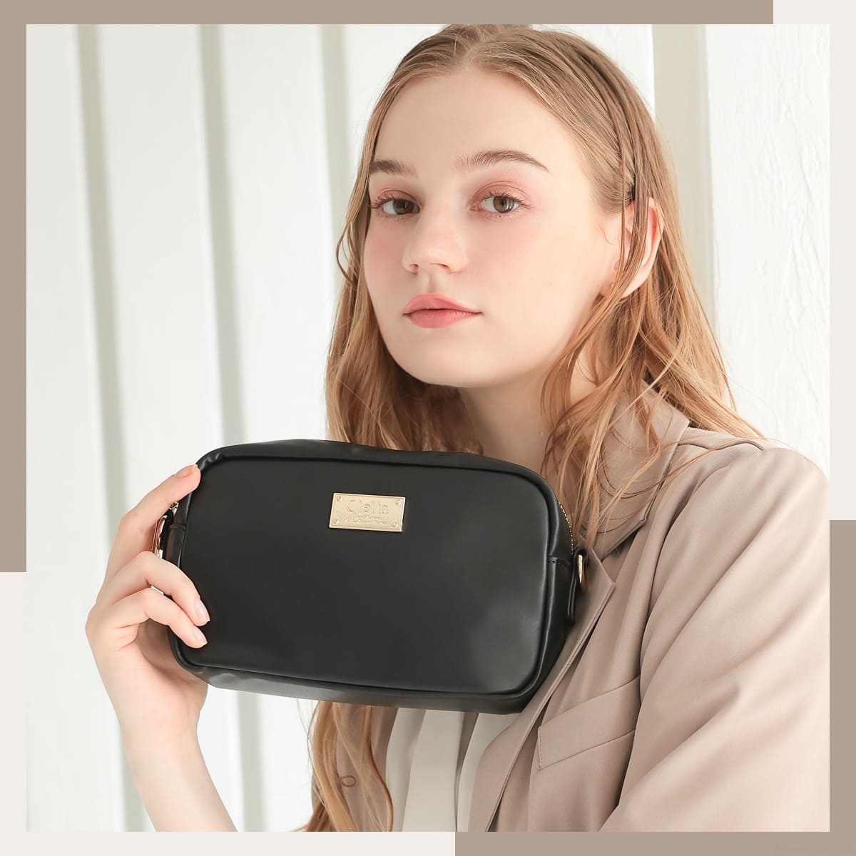 Clelia | バッグ,ショルダーバッグ |ベルトデザインポシェット