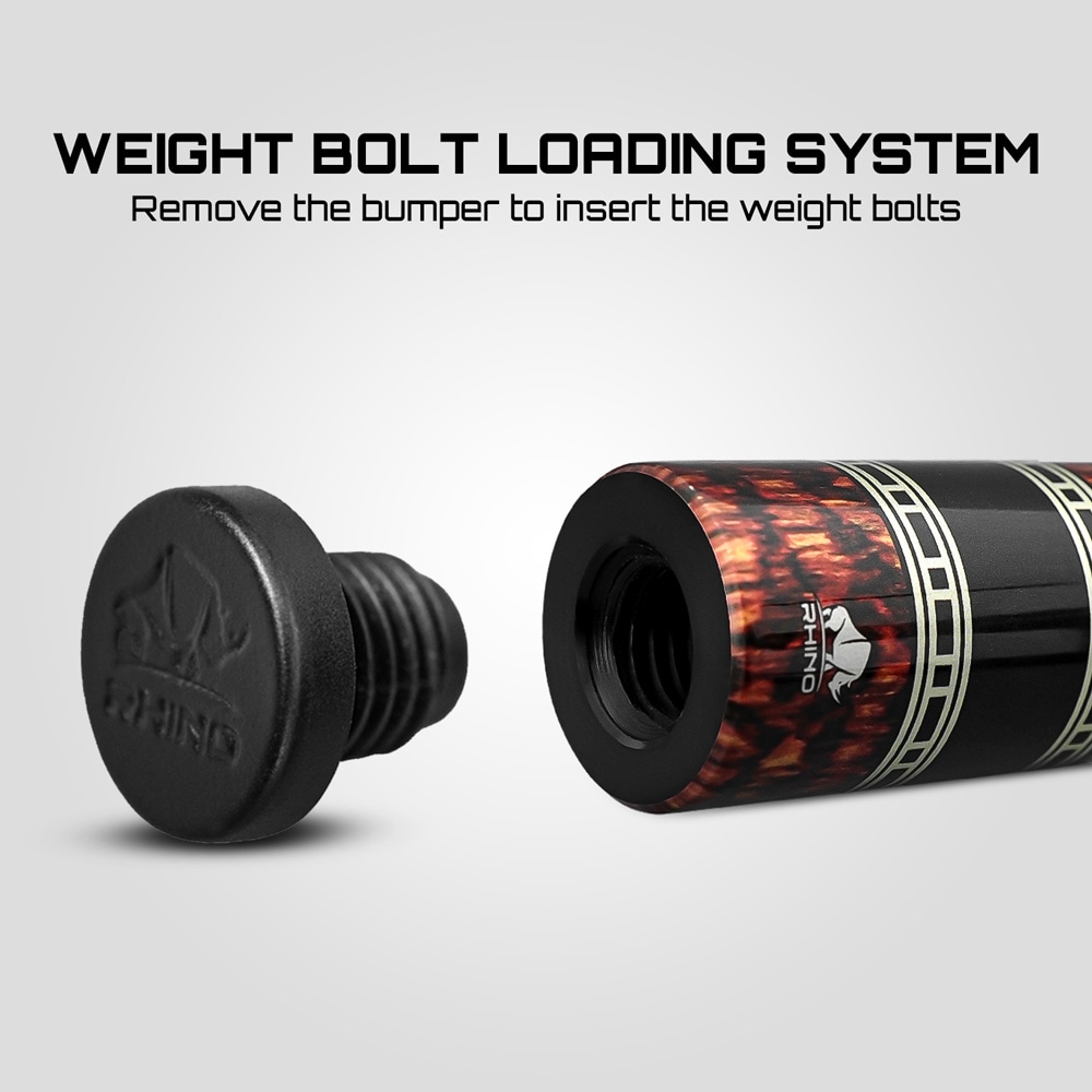 Rhino ライノ キュー Retro レトロ スネークウッド調 リザードグリップ