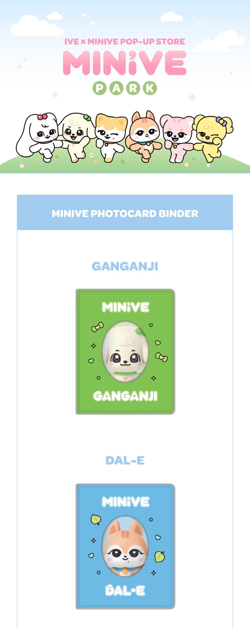 先払いのみ）韓国スターグッズ IVE (アイブ) X MINIVE POP-UP STORE