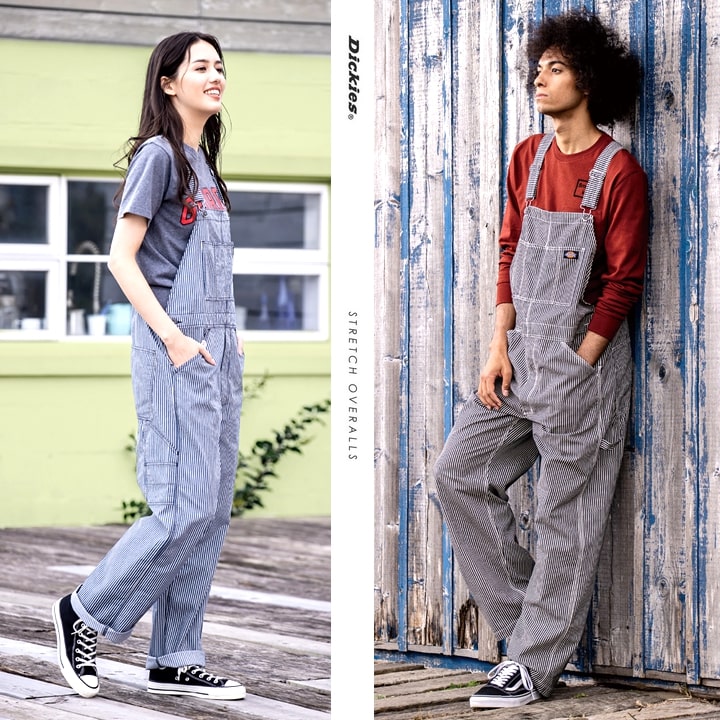 ディッキーズ サロペット オーバーオール つなぎ D-7109 ストレッチ UV