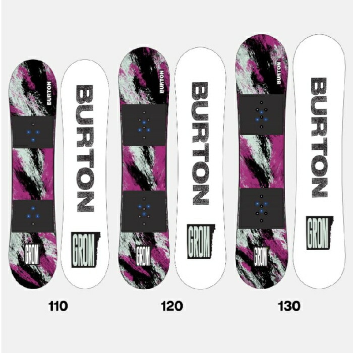 BURTON バートン Kids' Burton Grom Snowboard 235991 フラットトップ