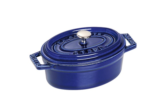 ストウブ 鍋｜オーバル ミニ 11cm グランブルー 【STAUB】 ピコ・ココット