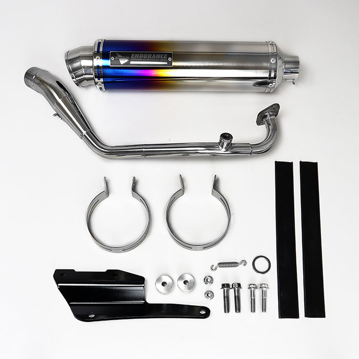 PCX JK05 hi-POWER SPORTS マフラーTYPE R チタングラデーション