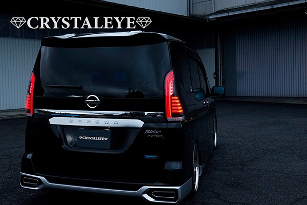 C27 セレナ ファイバーLEDテールランプ 流れるシーケンシャル