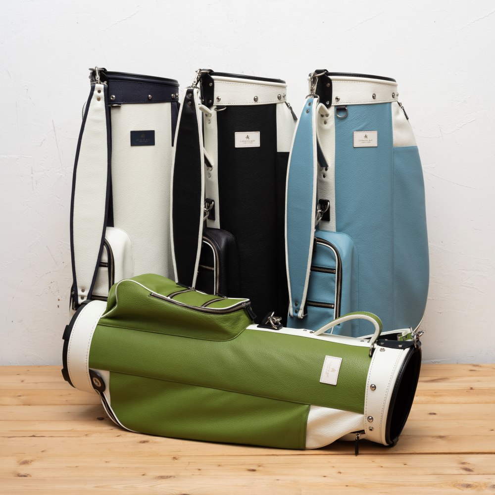 ラヘラゴルフ「LINEAR（リニア）」 イタリアンレザーキャディバッグ