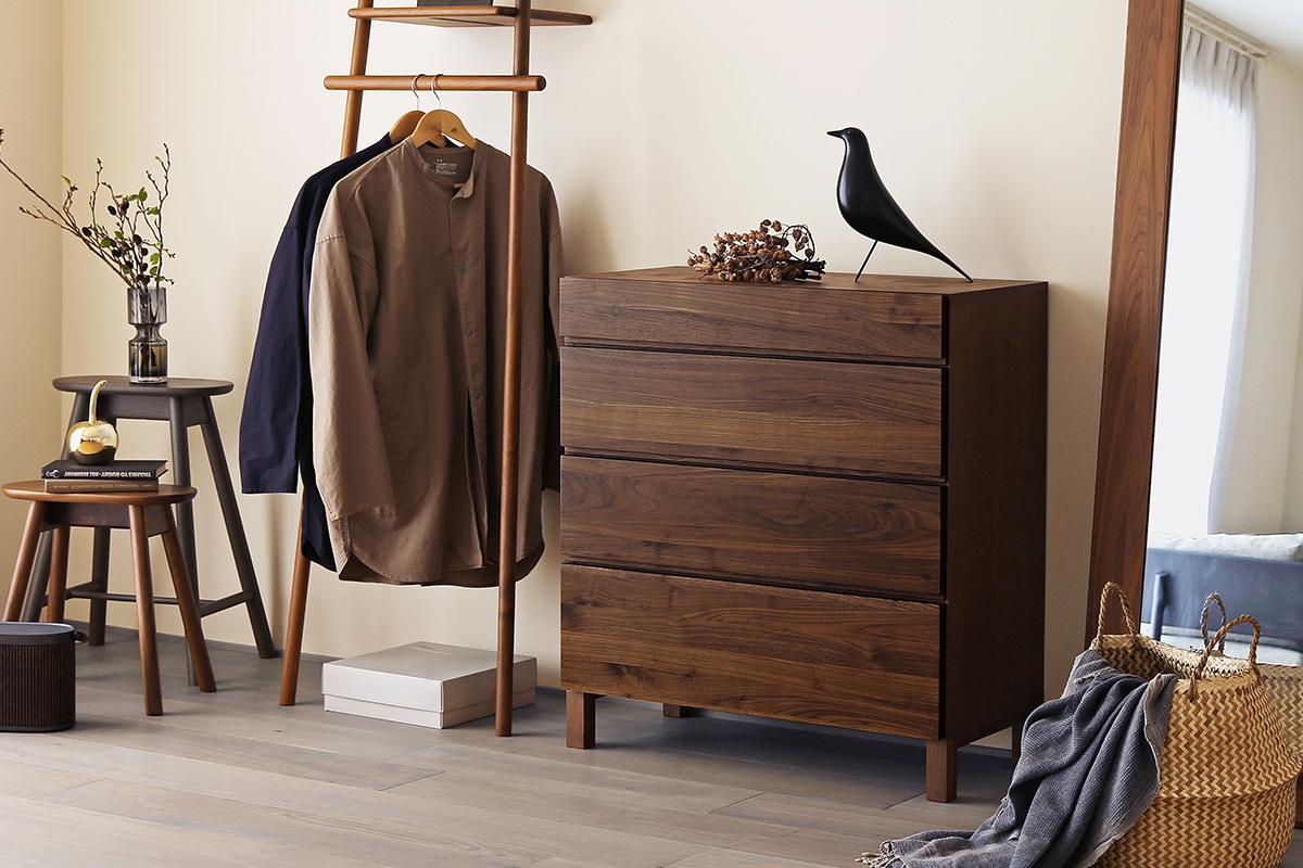 LECCE 80リビングチェスト ウォルナット