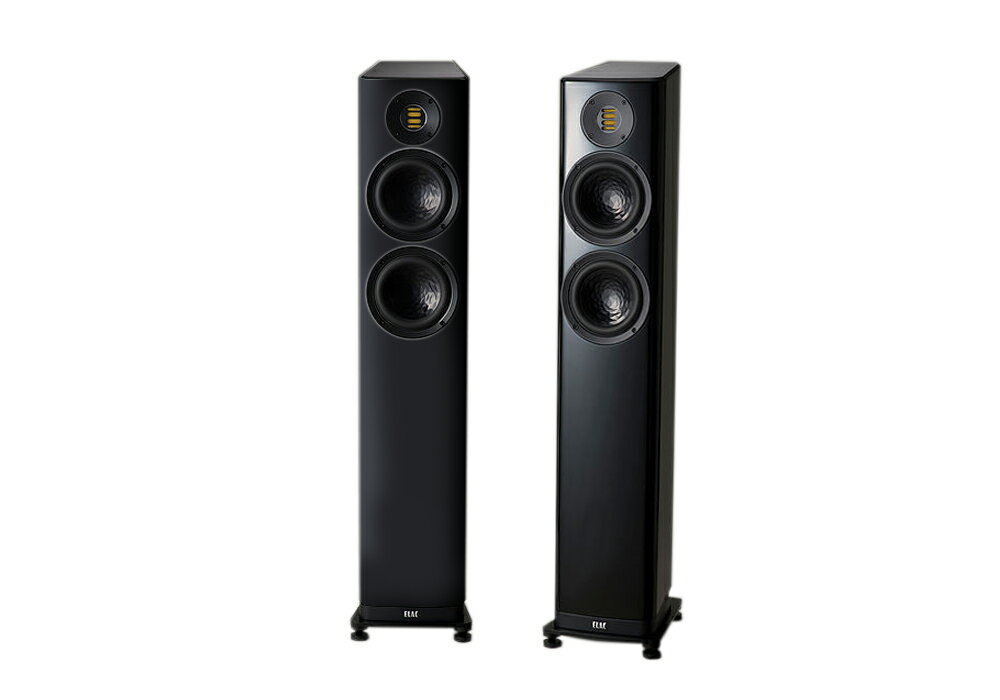 ELAC - VELA FS407（FS407.2）/ブラック・ハイグロス（ペア）フロア