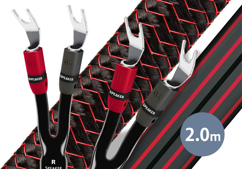 audioquest - RKT33.2/2M/B/SBW（ROCKET33.2・スピーカーケーブル・2.0