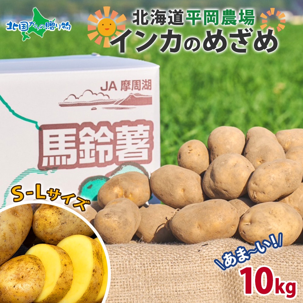 北海道 平岡農場 インカのめざめ(SML混合) 10kg いんかの目覚め