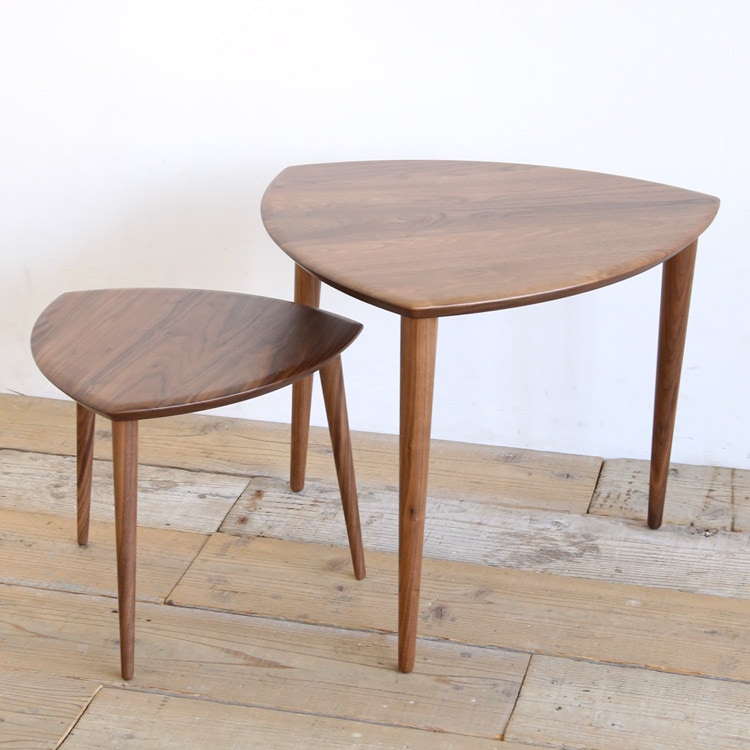 kitani(キタニ) サイドテーブル ウォールナット無垢材 KTST-07 KTST-08