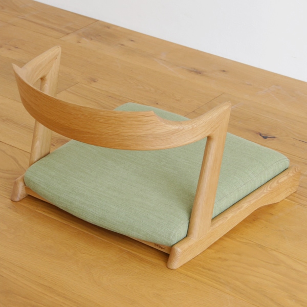 シード 座椅子 オーク無垢材 【日進木工 geppo(ゲッポ)】 | おしゃれな