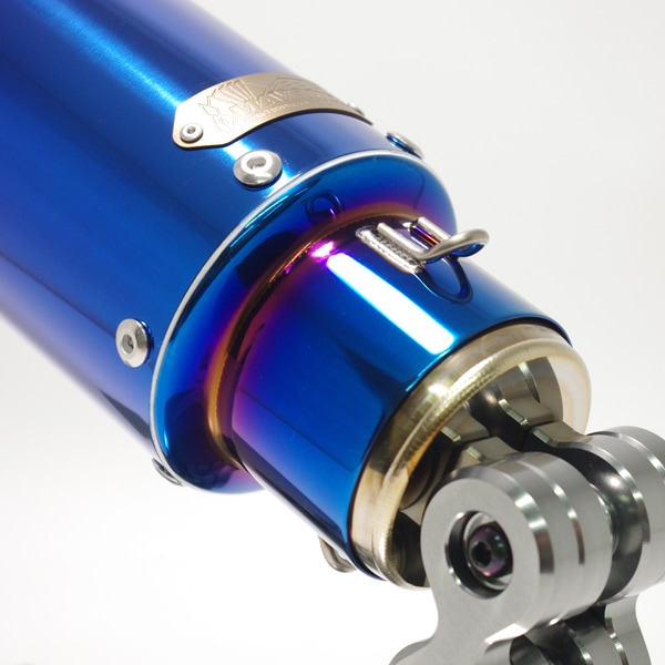 Mv83【カーボン／ヒートエンド】汎用サイレンサー（サーキットスポーツ