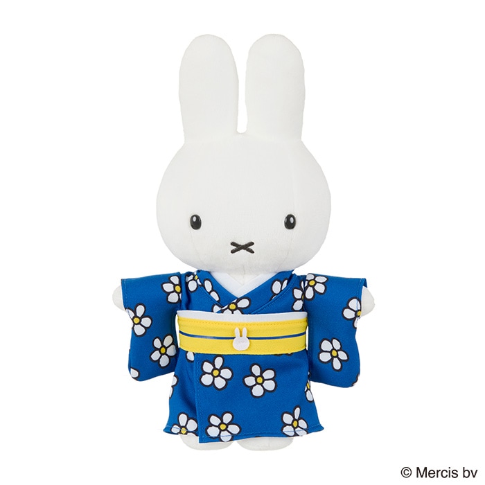 ジャパネスクミッフィー 着物ぬいぐるみ バースデー花柄|【ぬいぐるみ
