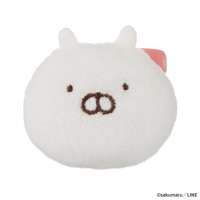 ネコポス可】 うさまる ぬいバッジ|【ぬいぐるみのセキグチ】メーカー