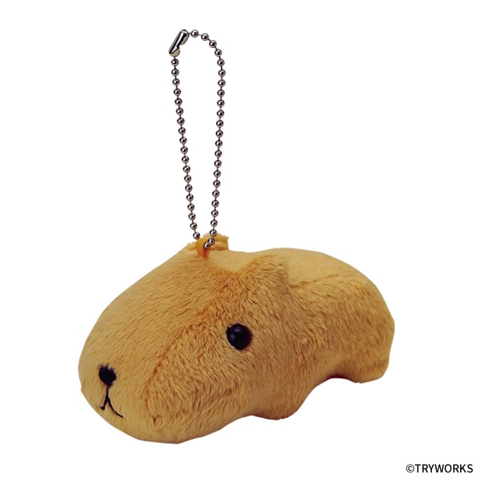 ボールチェーンマスコット カピバラさん|【ぬいぐるみのセキグチ