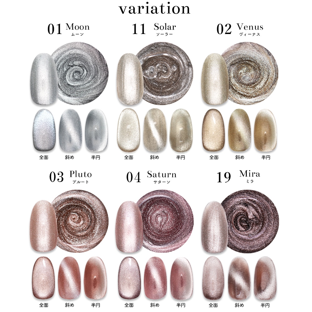 ネコポス送料無料】マグネットネイル ネイルタウンジェル ギャラクシー