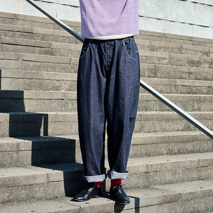 予約】NARU(ナル) 8ozムラデニム ノッポパンツ 641800BE | BOTTOMS