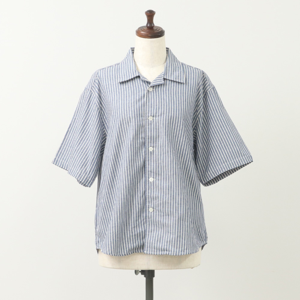 NARU(ナル) サマームラデニムストライプ シャツ「Citrus -シトラス