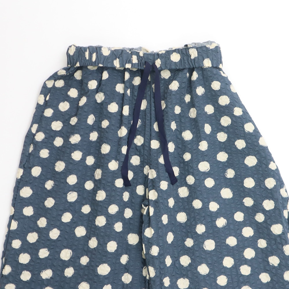 NARU(ナル) リップルクロスランダムドット エッグパンツ 667812