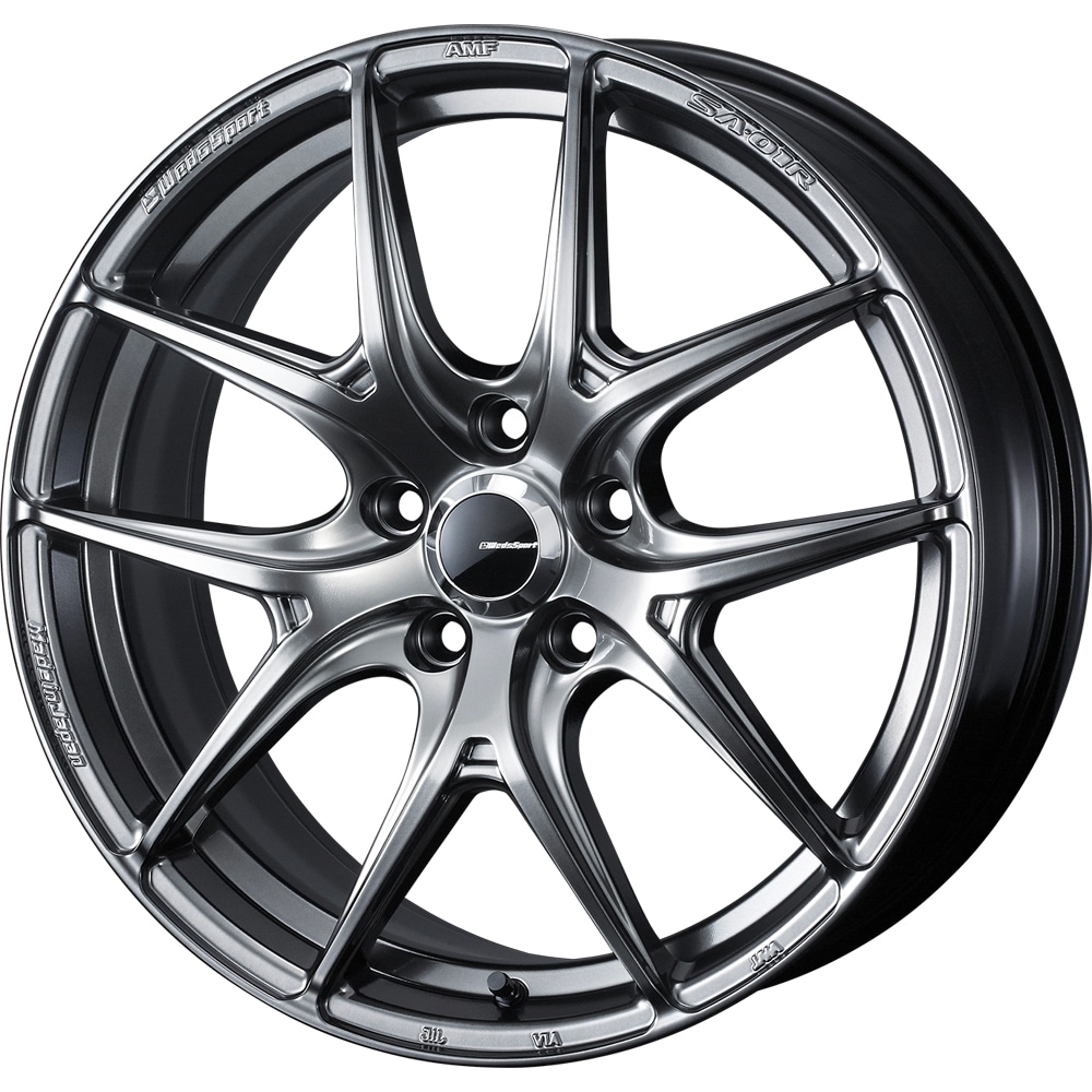 プリウス50系用 ウェッズスポーツ SA-01R(プラチナムシルバーブラック